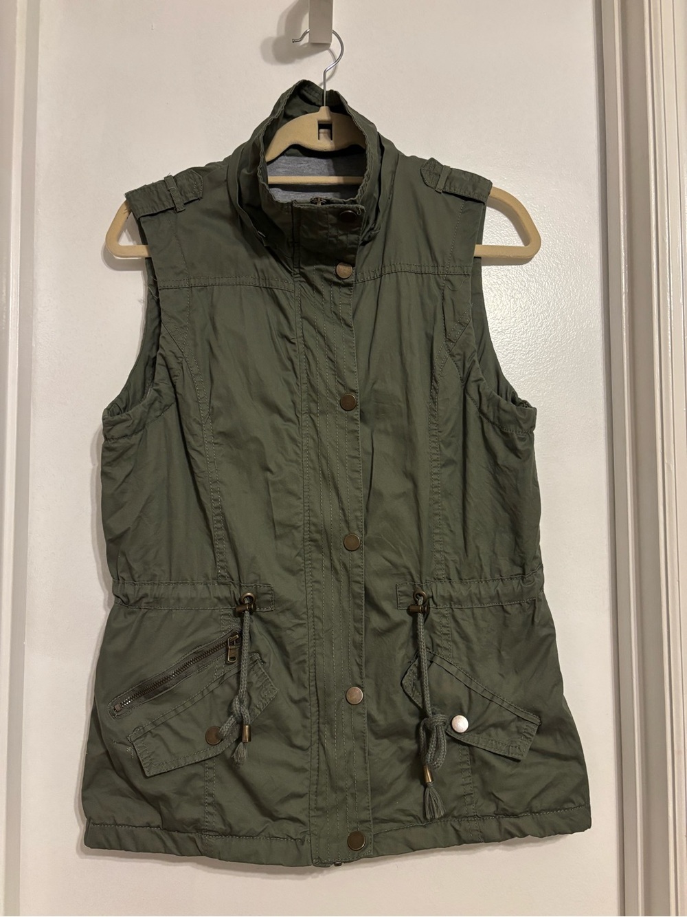 YMI Heather Green Cotton vest